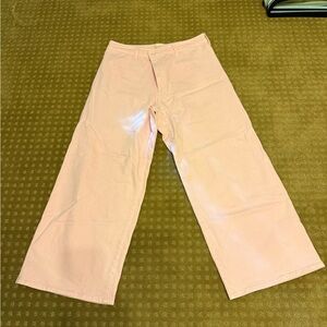 Universal Thread Pink Wide-Leg Ankle Pants